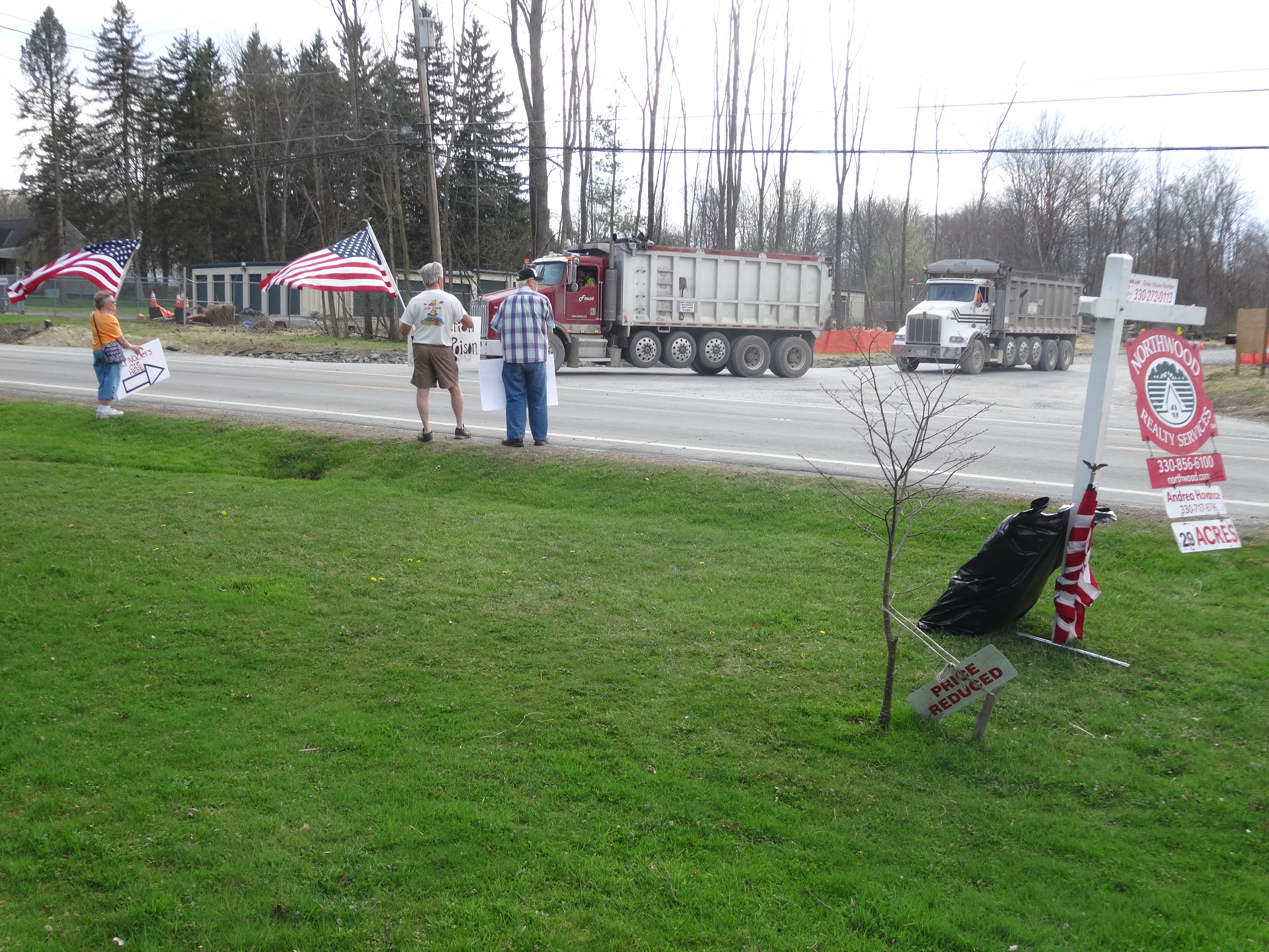 A May protest of the injection well as it was being built in Brookfield. Highland Field Services LLC is asking for permission to operate the well.