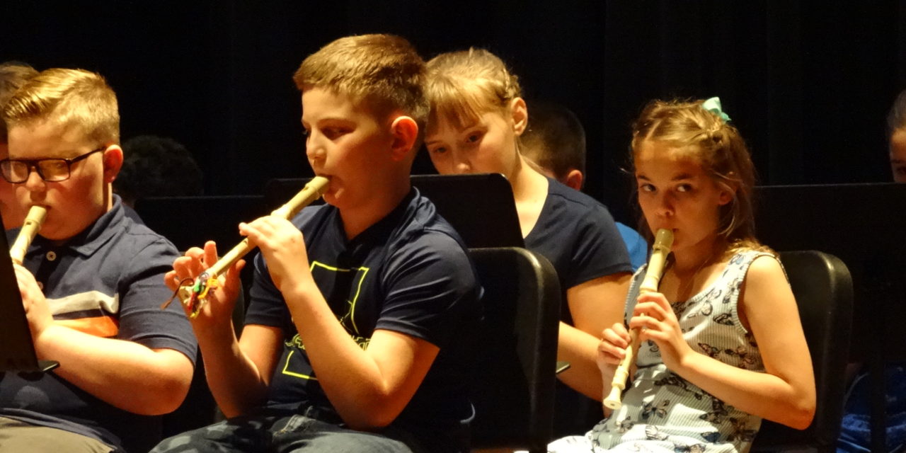 Brookfield Elementary recorder concert