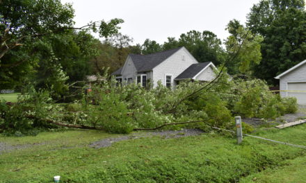 Thunderstorm impacts Brookfield Township