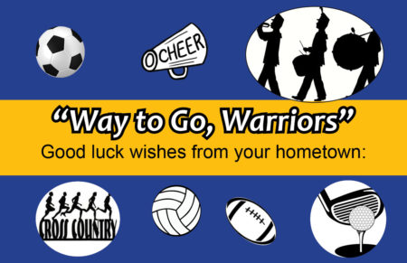 Send our Warriors good luck wishes!