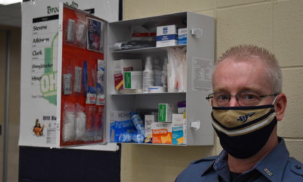 School resource officer donates medical boxes