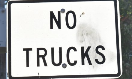 New signs aimed at wayward trucks