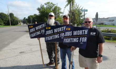 Fellow steelworkers back union walkout