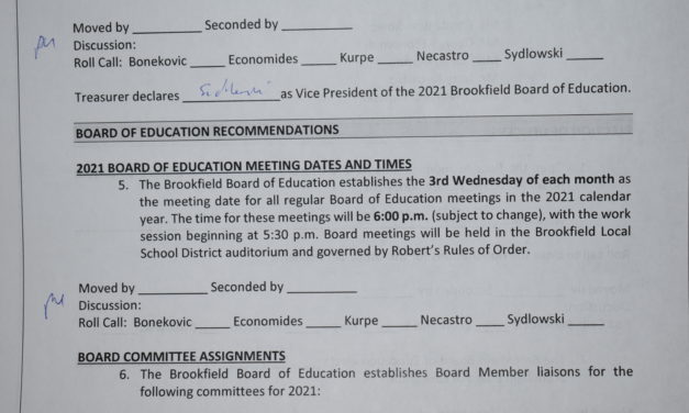Brookfield Board of Education Meetings