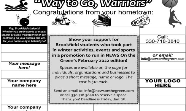 Show Brookfield students your support for their winter school activities!