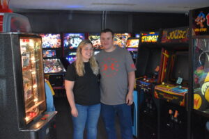 Arcade owners Candace and Robert Phipps.