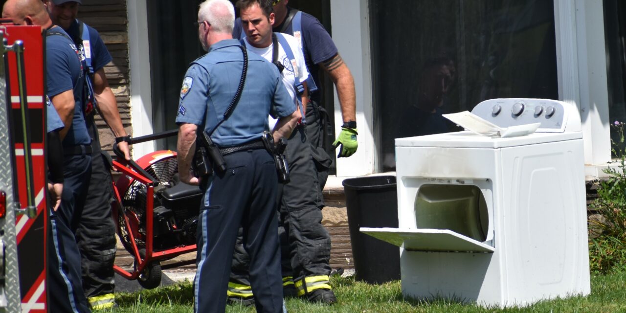 Dryer fire injures one