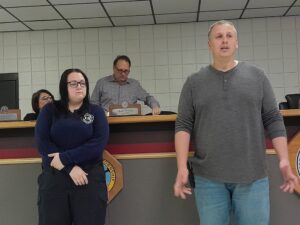 Emily Stone and Jeremy Gless were hired as full-time Brookfield firefighters/paramedics on April 1.